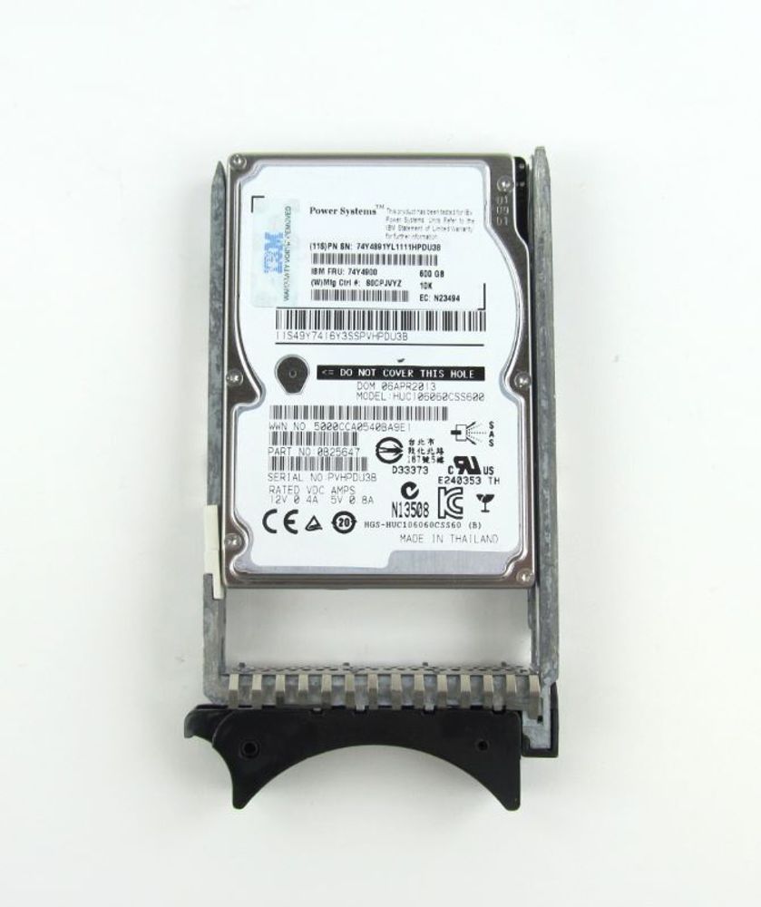 Жесткий диск IBM 600GB 10K SAS pSeries 6G 2.5" 74Y7438