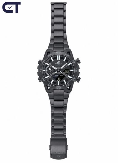 Casio ECB-2000DC-1BDF мужские часы — карбоновый EDIFICE SOSPENSIONE с Tough Solar и Bluetooth