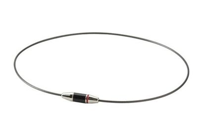 Ожерелье WIRE CARBON II, METAX серебристое