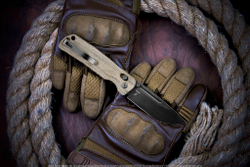 Складной нож Kizer Escort сталь 154CM BlackWash рукоять Микарта