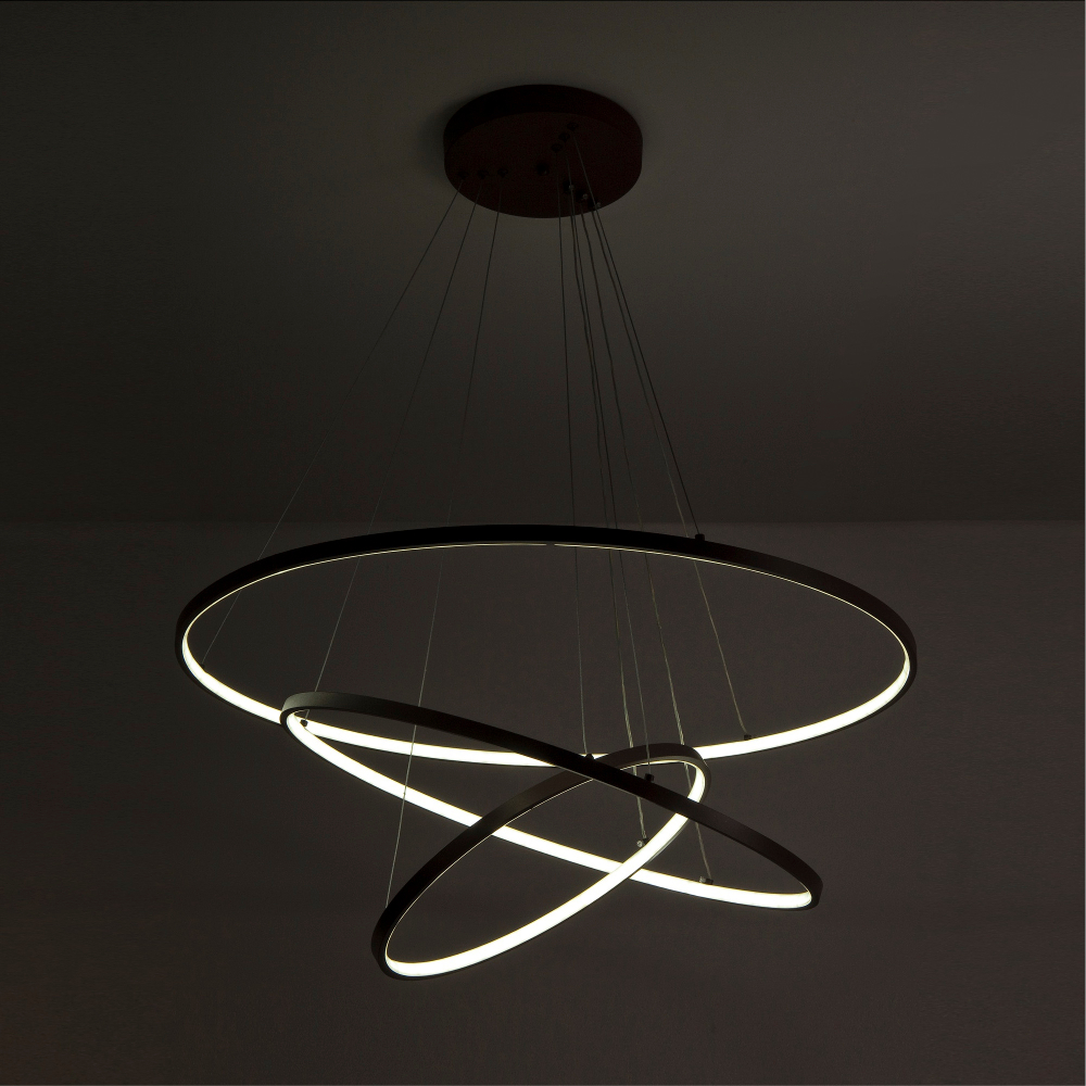 Подвесной светодиодный cветильник LED4U L5053-80-60-40 BR