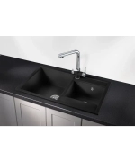 Кухонная мойка Kuppersberg MODENA 80 NL 1,5B DEEP BLACK фото 2