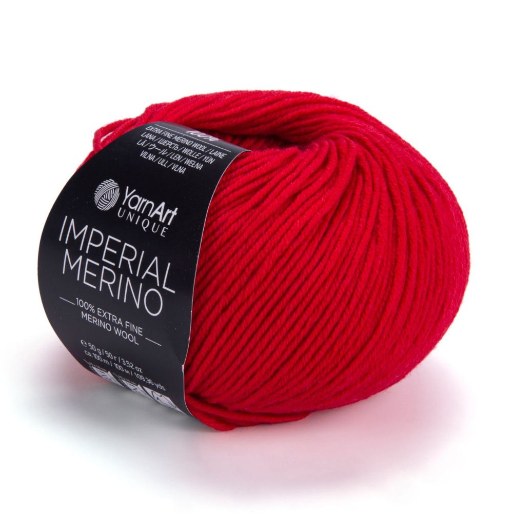 Пряжа YarnАrt "Imperial Merino", 100% шерсть, красный