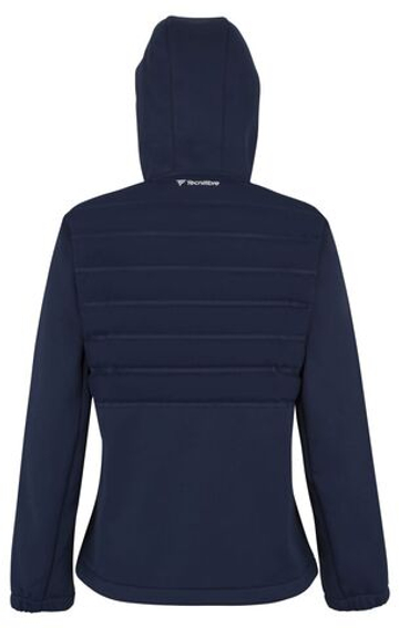 Женская теннисная куртка Tecnifibre Bombshell - небесный