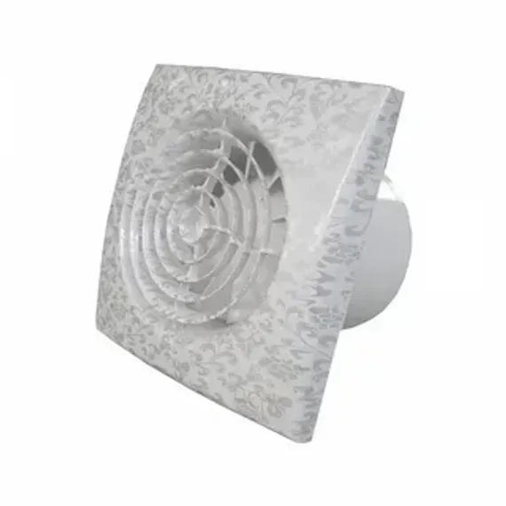 Вентилятор накладной ERA DiCiTi AURA 5C white design dØ125 с обратным клапаном