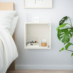 IKEA EKET  (ИКЕА ЕКЕТ)  -  Шкаф навесной со стеклянной дверью - белый 35x25x35 см
