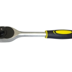 Трещотка реверсивная с резиновой ручкой 1/2''(L-255мм,24зуб.) WMC TOOLS WMC-80244