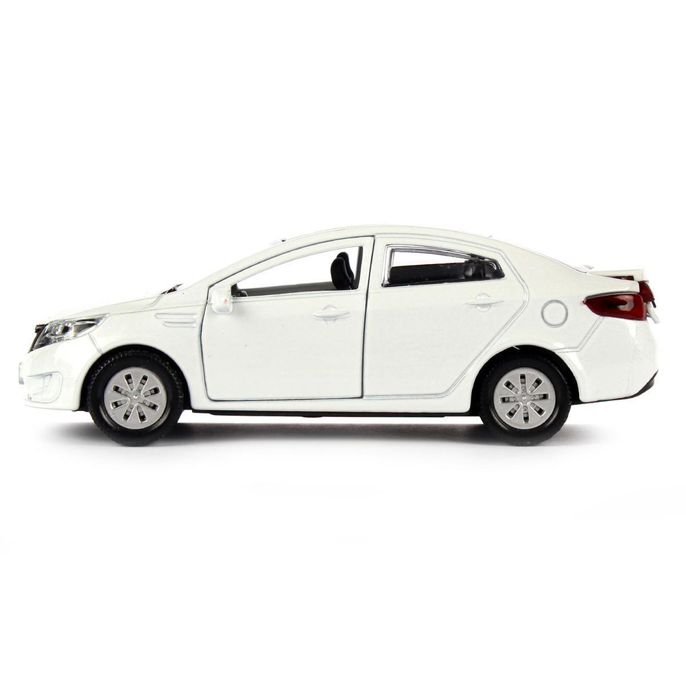 Модель ин. мет. "Kia Rio" 12см, открыв. двери, белый в коробка RIO-WT (Технопарк)