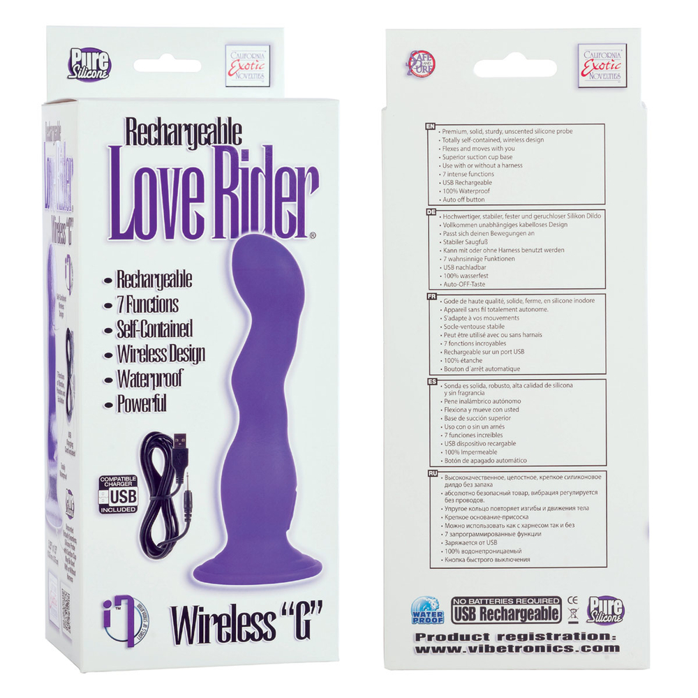 Фиолетовый стимулятор точки G Love Rider