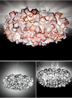 Pendant design lamp Clizia by Slamp D70 (Blue)