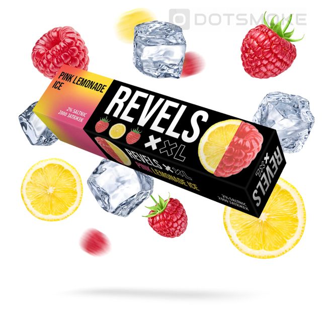 Одноразовый Pod Revels XXL - Pink Lemonade Ice (2000 затяжек)