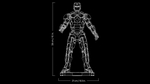 Конструктор Лего Марвел Железный Человек Mark 3 76344 | LEGO Marvel Iron Man MK3 коллекционная модель 1297 деталей 18+