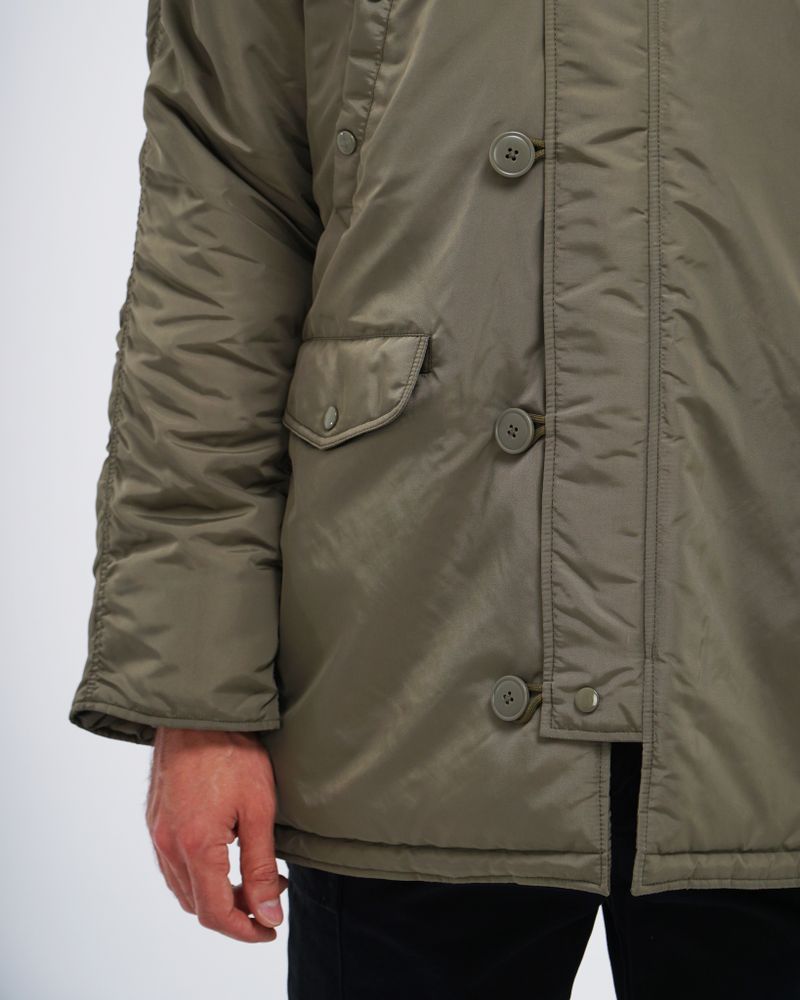 Парка Alpha Industries N-3B Logo Oxford Parka Olive Green