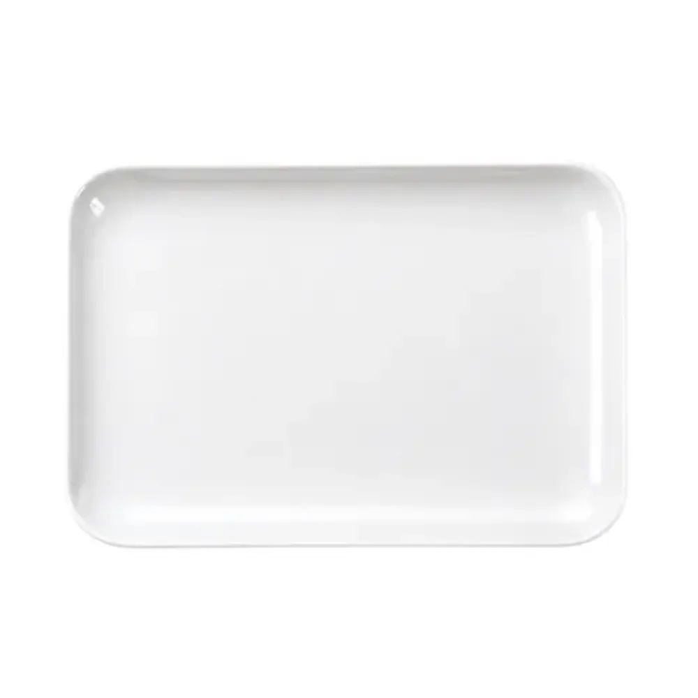 Блюдо 24,8*17,1*1,9 см прямоуг. с бортом White пластик меламин P.L. Proff Cuisine
