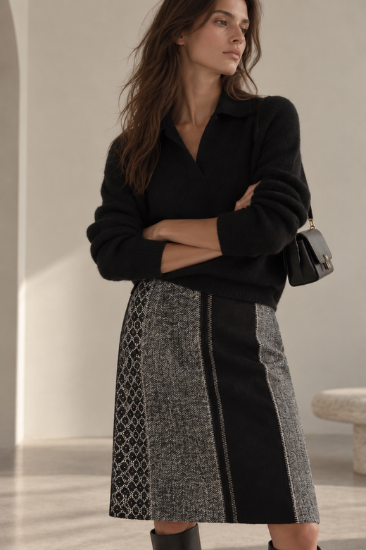 Шерстяная юбка Etro, S