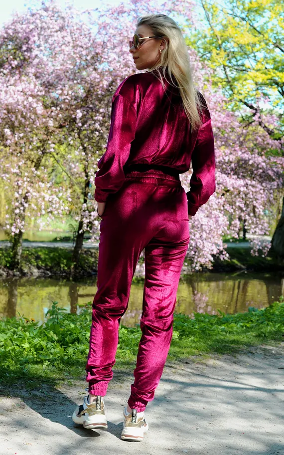 Goldenia dres Wine Red