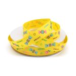 Лента репсовая (в рубчик) PREMIUM Конфетки, 16 мм, 22,5м (A5-052 желтый)