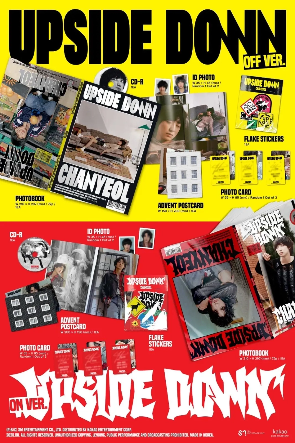 Альбом CHANYEOL - UPSIDE DOWN [Photobook ver.] (On ver.)