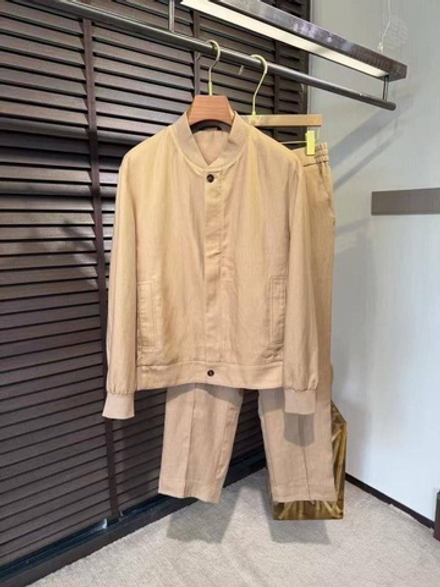 Льняной костюм Zegna