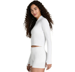 Женская Кофта теннисная Wilson Long-Sleeve All Day Full Zip - bright white