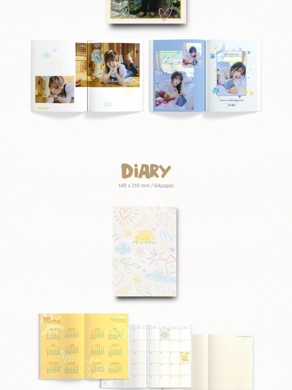 товары YENA - YENA'S LITTLE SEASONS 2026 Season's Greetings