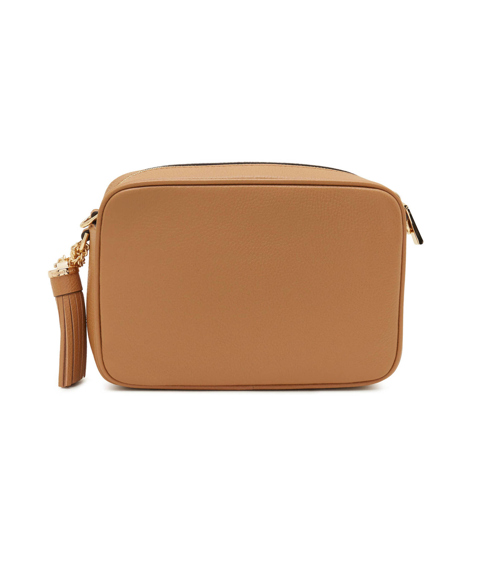 Кожаная сумка-мессенджер Ginny Michael Kors - янтарный(32F7GGNM8L)