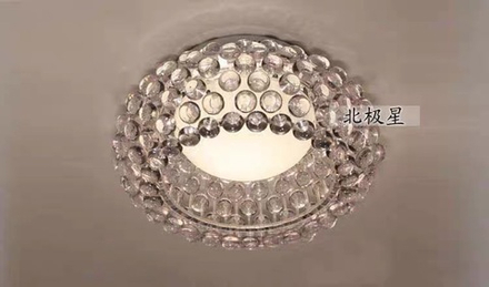 Ceiling design lamp CABOCHE piccola by Foscarini (Clear)