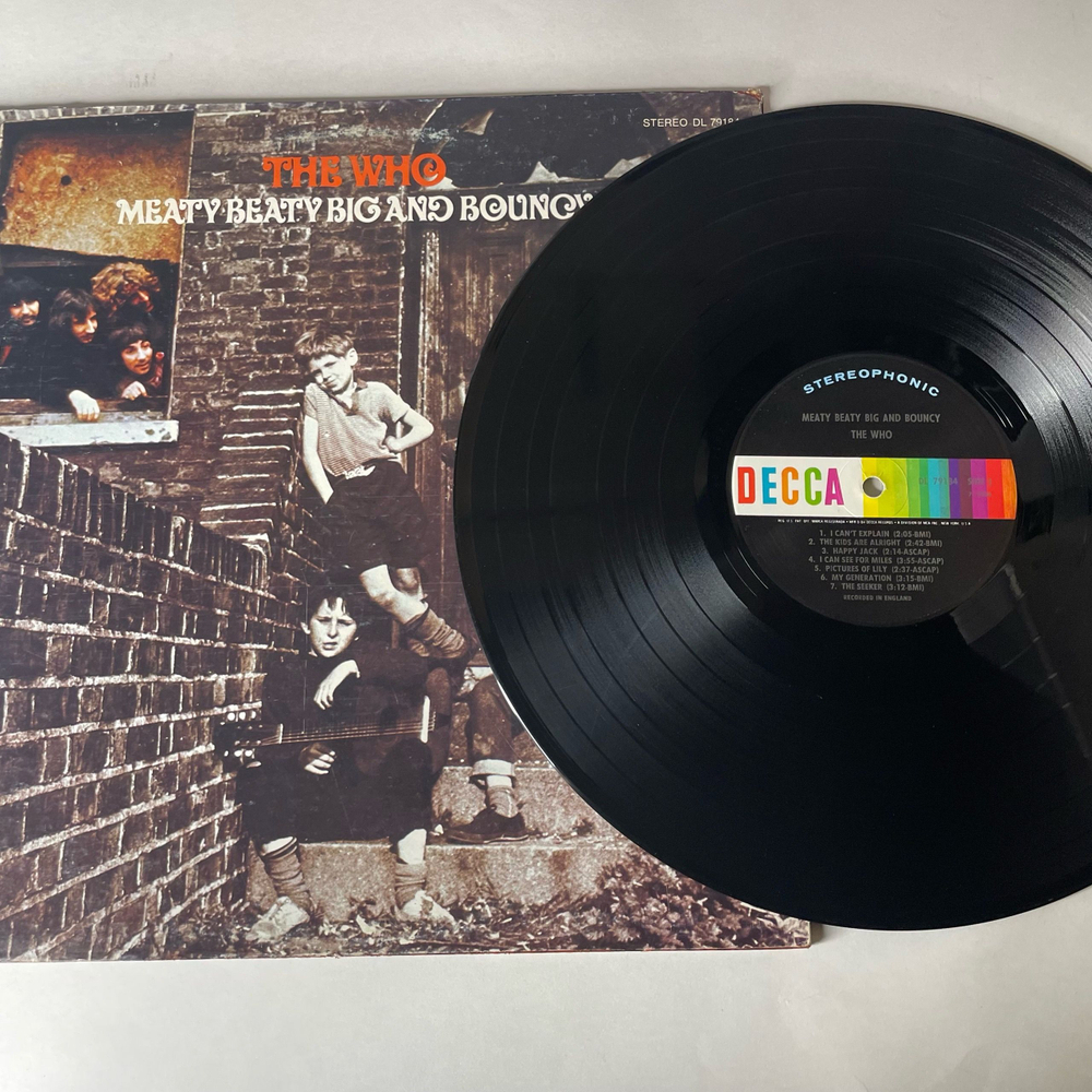Винтажная виниловая пластинка LP The Who, Meaty Beaty Big And Bouncy (США 1971)