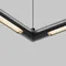 Угловой коннектор без ввода питания Accessories for system Shelf CA014CL-B Maytoni