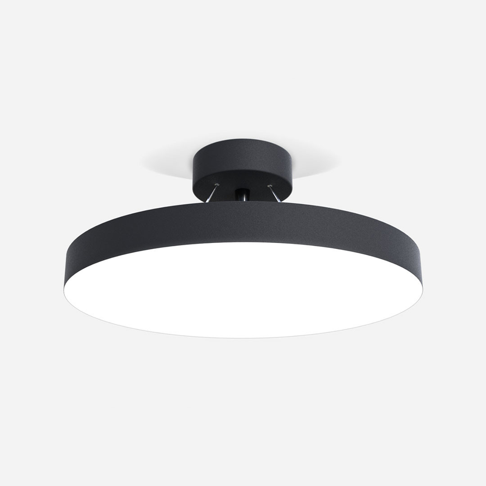 Светильник подвесной круг AltoLight Rim D500, потолочная чаша в комплекте.