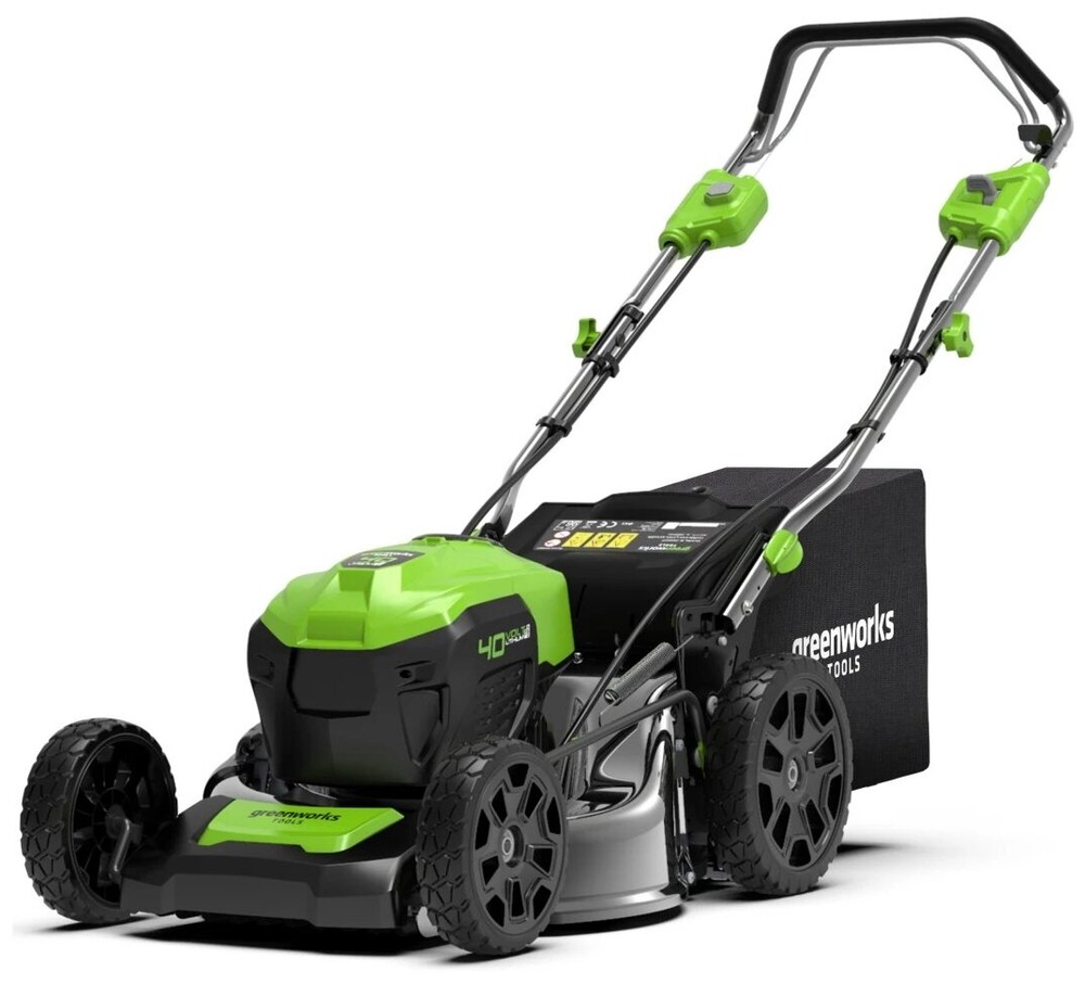 Газонокосилка аккумуляторная самоходная GREENWORKS GD40LM48SP 40В,48см,б/щ,без АКБ и ЗУ (2517407)