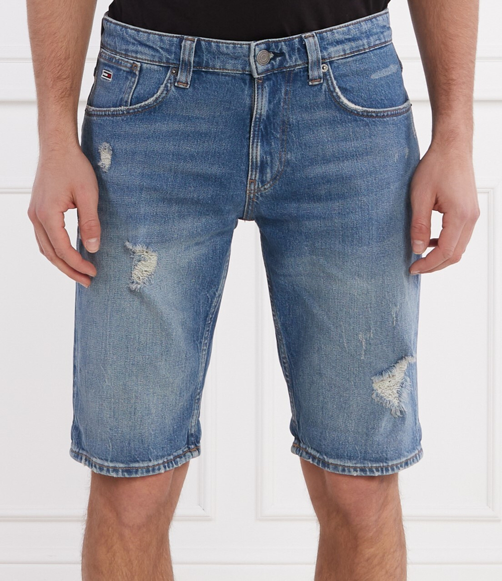 Джинсовые шорты RONNIE Tommy Jeans - голубой(DM0DM18794)