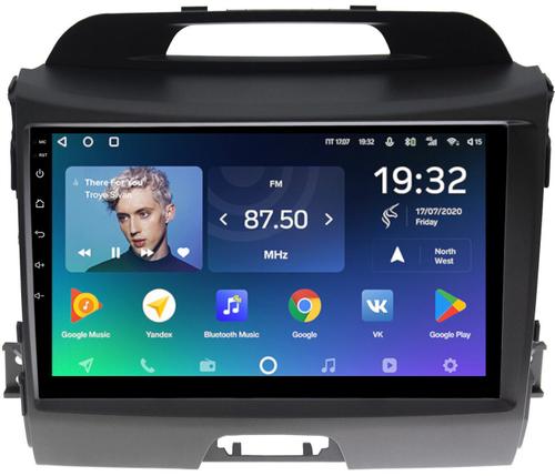 Магнитола для KIA Sportage 3 2010-2016 (без штатного усилителя) - Teyes CC2 PLUS монитор 9" QLED, Android 10, Быстрая, SIM-слот