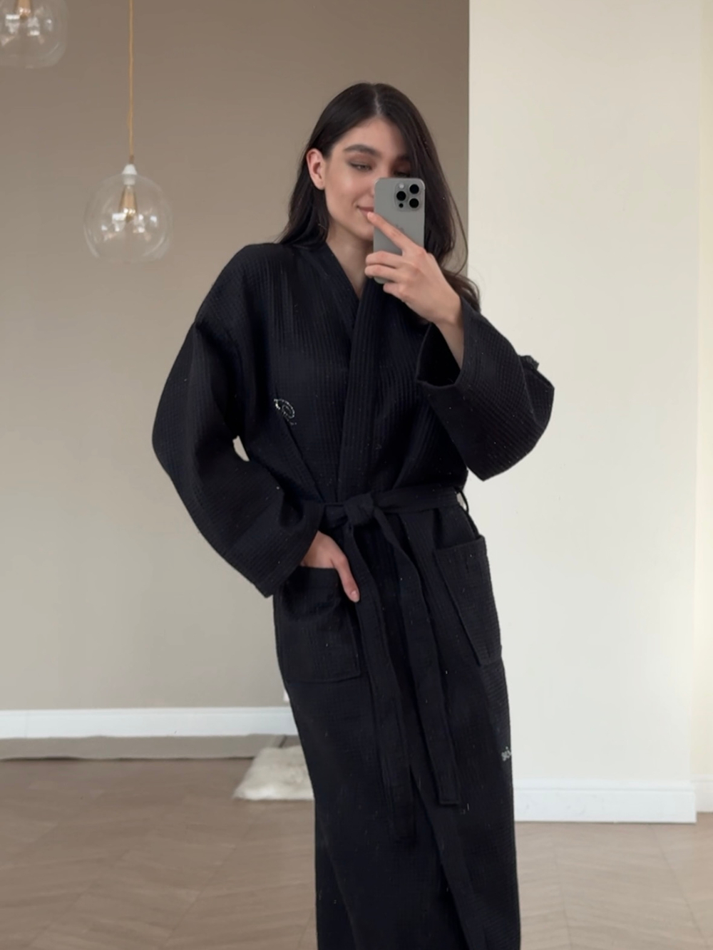 Вафельный халат Blumarine 120см (+ 8 цветов)