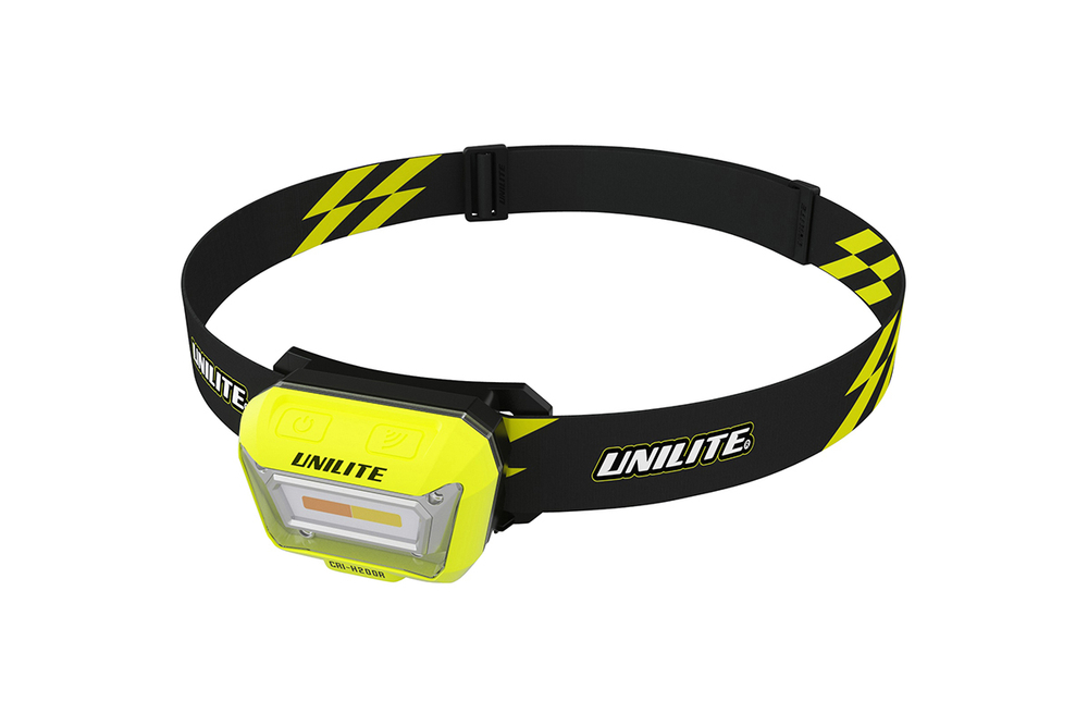 Налобный сенсорный фонарь 3 цвета, CRI 96+, 200 Lm, 1500 mAh, IPX5 | UNILITE