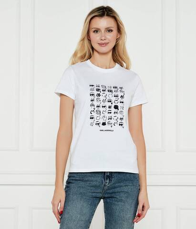 Футболка IKON SEASONAL LOGO Karl Lagerfeld - белый(A1W17124)