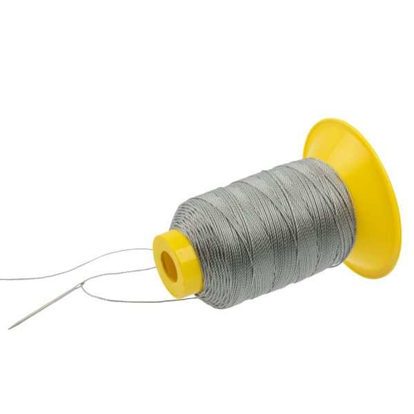 Нитки обувные Gamma 1000D/3, 183 м, (200 ярд), 367 серый