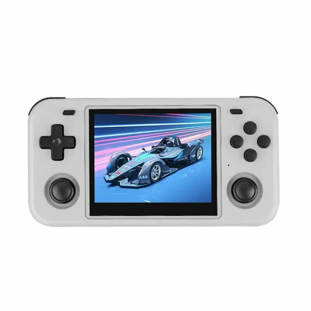 Портативная игровая консоль O30S с открытым исходным кодом в стиле ретро, blue, Single card 128GB