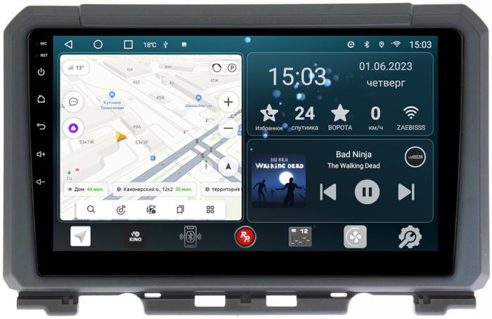Магнитола для Suzuki Jimny 2019+ - Redpower 253 Android 10, Быстрая, CarPlay, SIM-слот