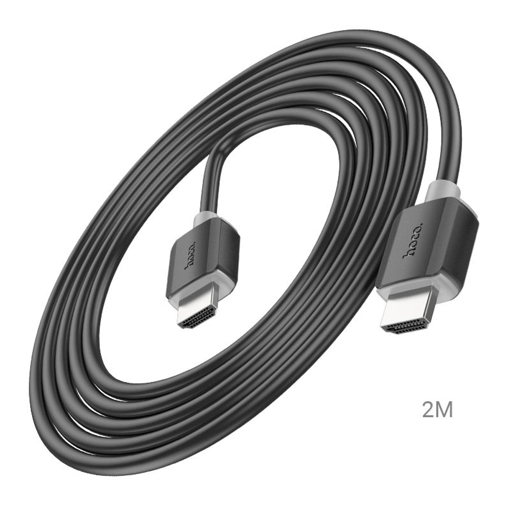 Кабель HDMI - HDMI HDTV2.0 Hoco US08 4K/60Hz 2м черный