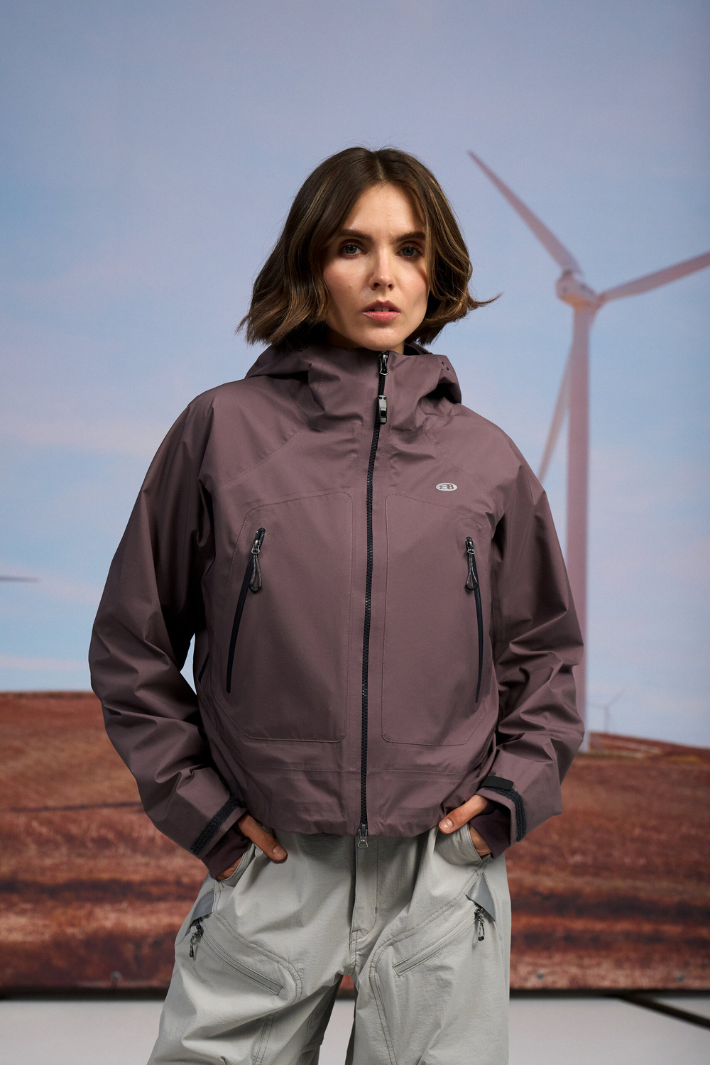 Куртка Nothomme Blue Lightweight Hardshell Jacket "Grape Purple" Women’s