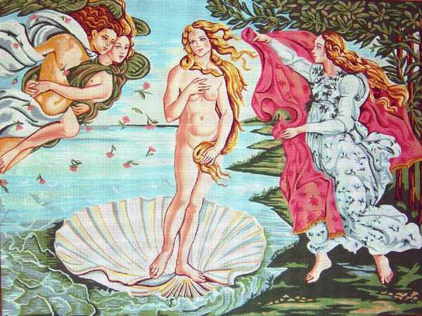 Рисунок для вышивания Soulos (канва жесткая), Рождение Венеры, 70х90 см
