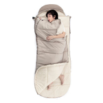Спальный мешок Naturehike NH21MSD11 коричневый, молния слева, 6927595788295L