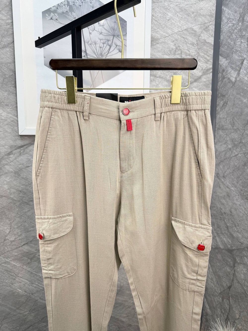 Льняные брюки Kiton
