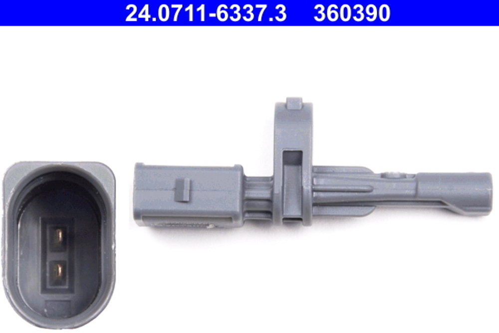 ATE - 24071163373-ATE - Sensor, wheel speed - Povrat artikla narucenog iz Njemacke nije moguc.