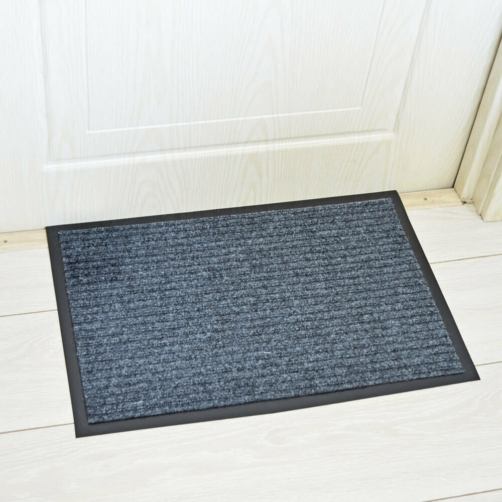 Коврик 40*60см влаговпитывающий ребристый FLOOR MAT "Стандарт", серый
