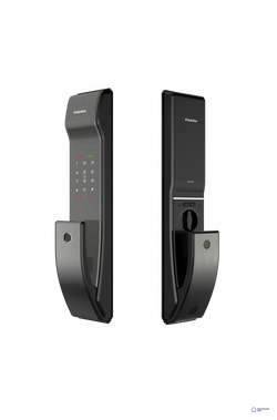 Врезной электронный дверной замок Kaadas K9W Black с отпечатком пальца
