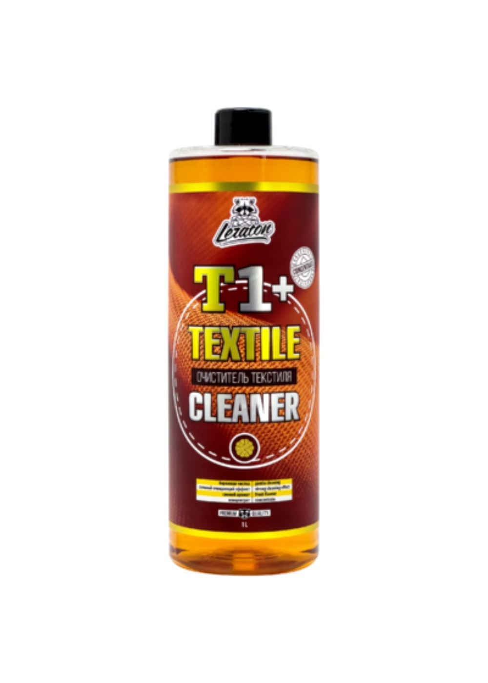 Leraton Усиленный очиститель текстиля T1+ STRONG 1л (концентрат)