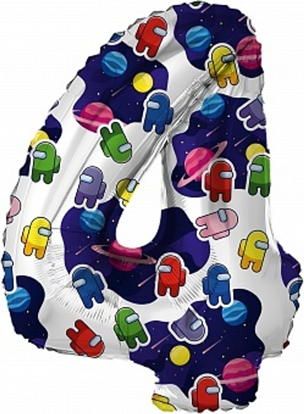 Р Цифра 4 Космонавтики 32''/81 см