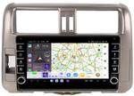 Магнитола для Toyota Land Cruiser Prado 150 2009-2013 - Kuberg OL-9613 (кнопки и крутилки) Android 13, Быстрая, CarPlay, 4G SIM-слот